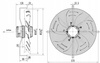 Ventilator axial industrial 500 mm YWF-4E-500S