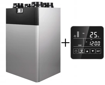 Recuperator de caldura 350 m3/h - Reventon VERTIC 350