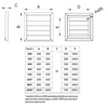 Grilă de ventilație GS1000 