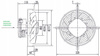 Ventilator axial industrial 250mm YWF2E-250B