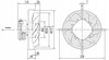 Ventilator industrial aspirație axială 250mm YWF2E-250S