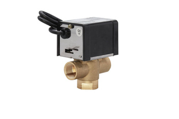 Robinet apa trei căi 3/4'' cu actuator pentru încălzitor DN20 230V