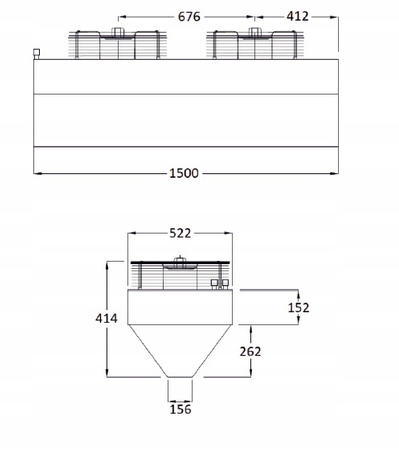 Perdea de aer industrială Reventon Hummer 150W