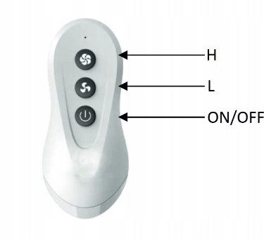 Perdea de aer ambientala Reventon AERIS 100C-1P cu telecomandă 100 cm