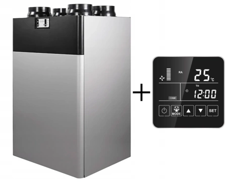 Recuperator de caldura 350 m3/h - Reventon VERTIC 350